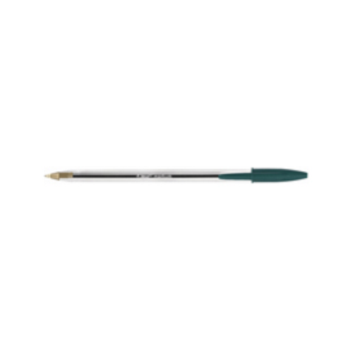 BIC CRISTAL PENNA A SFERA PUNTA MEDIA COLORE VERDE CONF. 50 PZ.